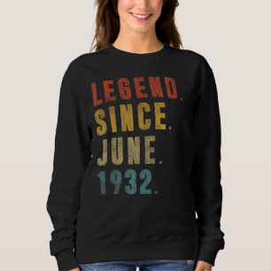 Legende sinds juni 1932 90e verjaardag 90 jaar oud trui