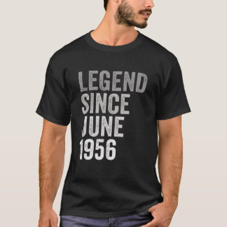 Legende sinds juni 1956 Geweldige 65 jaar oud 65th T-shirt