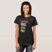 Legende sinds juni 1969 53 jaar oud 53 jaar oud t-shirt (Voorkant volledig)