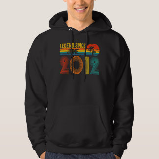 Legende sinds juni 2012 10e verjaardag 10 jaar oud hoodie