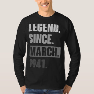 Legende sinds maart 1941 Gejaarde 82e decoratie T-shirt
