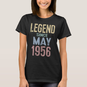  legende sinds mei 1956 Funny Birthday B Day T-shirt