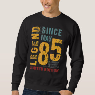 Legende sinds mei 1985 voor 37 jaar oud 37e geboor trui