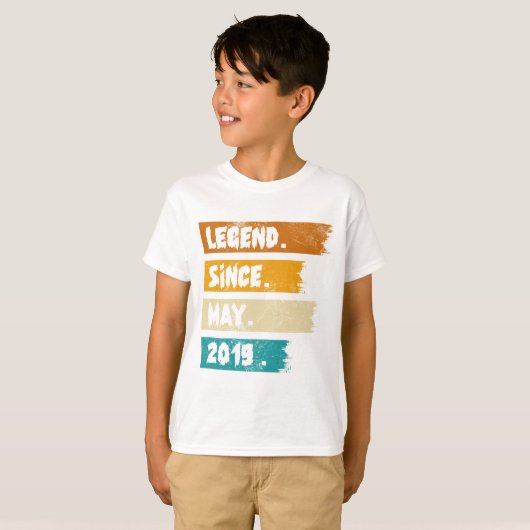 Legende sinds mei 2019 t-shirt (Voorkant volledig)