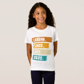 Legende sinds mei 2022 t-shirt (Voorkant volledig)