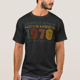 Legende sinds november 1978, gelimiteerde editie h t-shirt