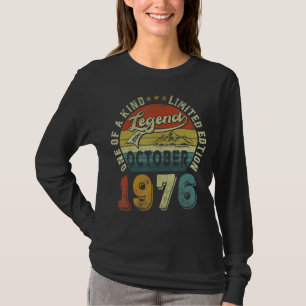 Legende sinds oktober 1976 46 jaar oud en 46 jaar t-shirt