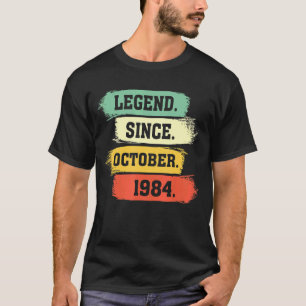 Legende sinds oktober 1984 u2013 Happy Birthday T-shirt