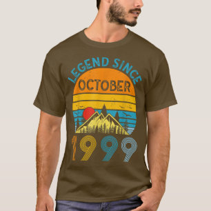 Legende sinds oktober 1999 23 jaar oude Vintage 23 T-shirt