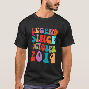 Legende sinds oktober 2014 vogelretro V T-shirt