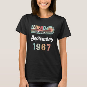 Legende sinds september 1967 55 jaar oude Vintage  T-shirt