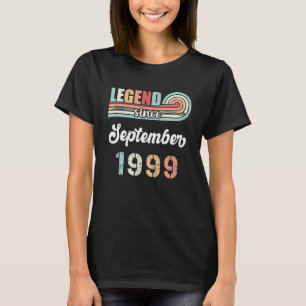 Legende sinds september 1999 23 jaar oude Vintage T-shirt