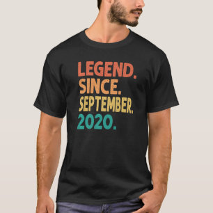 Legende sinds september 2020 2e verjaardag 2 jaar t-shirt