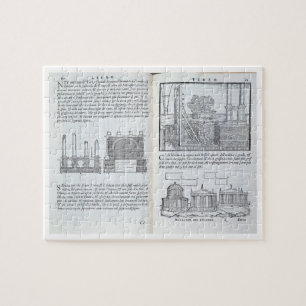 Legende stichtingen, van "Della Architettura", pub Legpuzzel