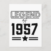 Legende uit 1957 briefkaart (Voorkant)