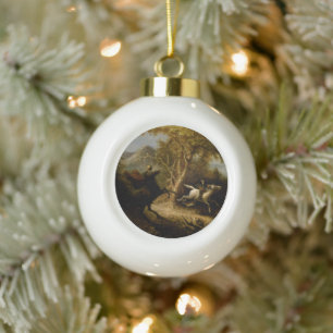 Legende van de Hoofdloze Ruiter Halloween Geest Keramische Bal Ornament