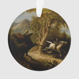 Legende van de Koploze Ruiter Halloween Geest Ornament