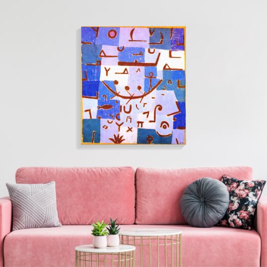 Legende van de Nijl | Paul Klee | Canvas Afdruk (Insitu (Woonkamer))