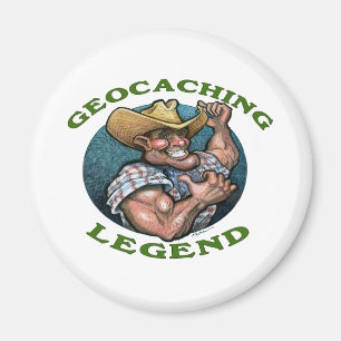 Legende van Geocaching Magneet