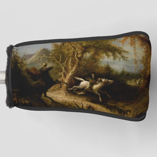 Legende van Headless Horseman Halloween Ghost Golfheadcover (Voorkant)