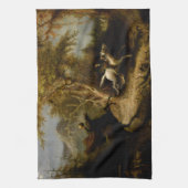 Legende van Headless Horseman Halloween Ghost Theedoek (Verticaal)