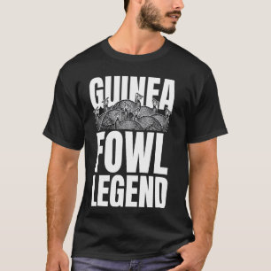 Legende van parelhoen kip vogel t-shirt
