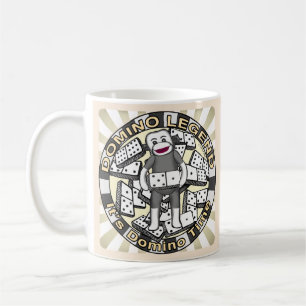 Legende van Sock Monkey Domino Koffiemok