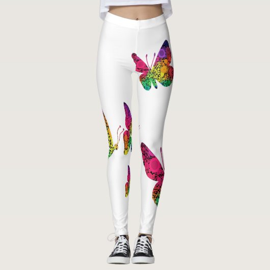Legende vlindervrouwen leggings (Voorkant)
