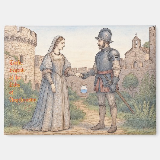 Legenden van Corfu Magneet (Voorkant)