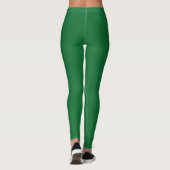 Légendes de couleurs solides | Leggings vert foncé (Dos)