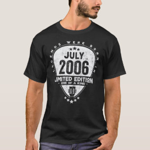 Legendes werden geboren in juli 2006 Gitaar T-shirt