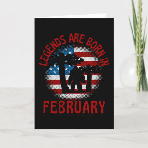 Legendes worden geboren in Februari Bigfoot Kaart