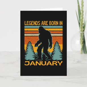 Legendes worden geboren in Januari Bigfoot Kaart