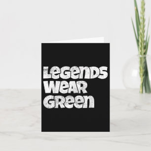 Legends Draag Green Spirit Draag Team Spel Kleur O Kaart