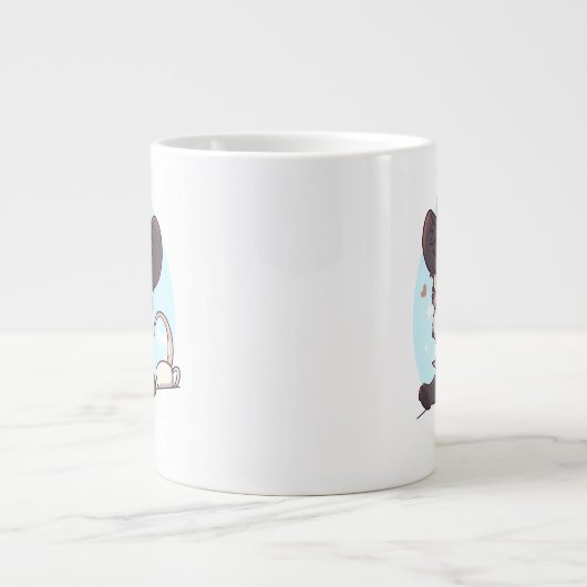 Legends & Lattes Thimble Chibi-Mok Extra Grote Beker (Voorkant)