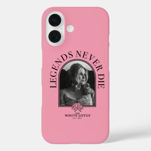 Legends Never Die - De Witte Lotus Case-Mate iPhone Case (Achterkant)