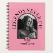 Legends Never Die - De Witte Lotus Planner (Voorkant)