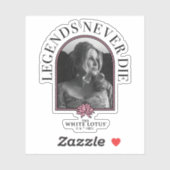 Legends Never Die - De Witte Lotus Sticker (Vel)