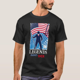Legends Never Die Trump 2024 T-shirt voor mannen