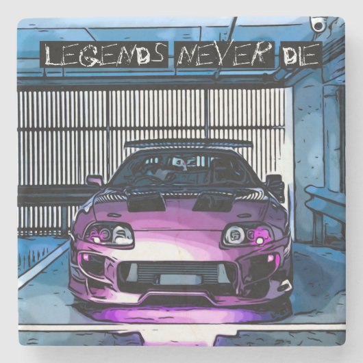 "Legends Nooit Die" Onderzetter (Voorkant)