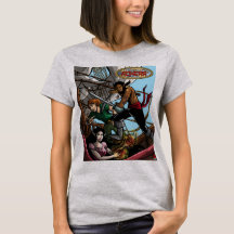 Legends of Aukera V2 comic design dames T-shirt