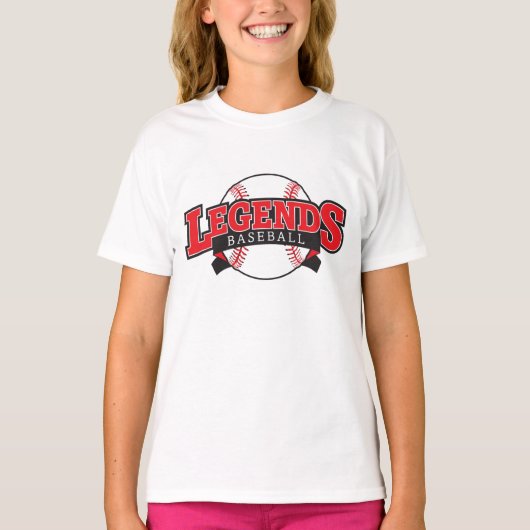 legends t-shirt voor meisjes (Voorkant)