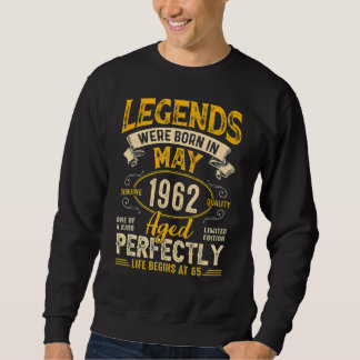 Legends werd geboren in april 1962 60e verjaardag  trui