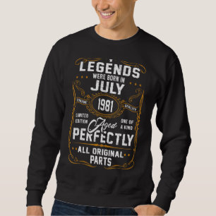 Legends werd geboren in juli 1981 41 jaar oud voor trui