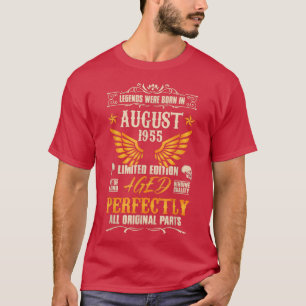 Legends werden geboren in augustus 1953 - Rocker B T-shirt