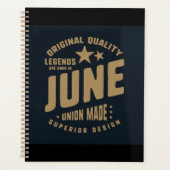 Legends zijn geboren in juni originele kwaliteit planner (Voorkant)