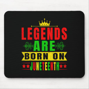 Legends zijn geboren op Juneteenth Birthday Party  Muismat
