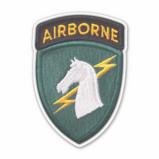 Leger 1e Special Ops Delta Force Contour Sticker (Voorkant)