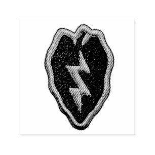 Leger 25e infanteriedivisie Tropic Lightning Patch Zelfinktende Stempel