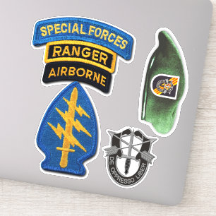 Leger 5e speciale troepengroep Groene Berets conto Sticker